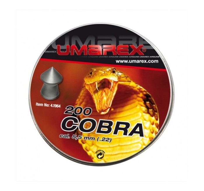 UMAREX DIABOLO A PUNTA COBRA CAL. 5,5mm 1,02gr *Conf. 200pz*