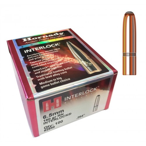 HORNADY PALLE 264" RN 160grs *Conf. 100pz*