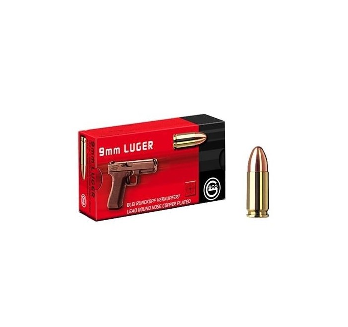 GECO CARTUCCE CAL. 9mm LUGER CLRN 124grs *Conf. da 50pz*