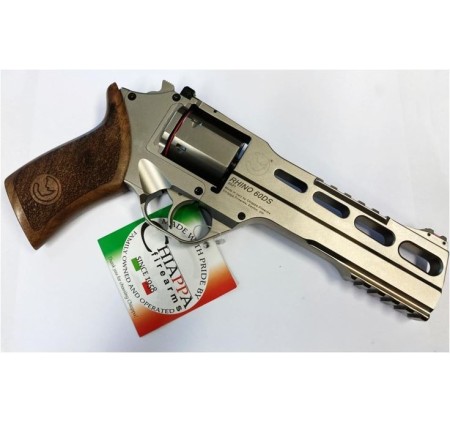CHIAPPA FIREARMS PISTOLA/REVOLVER RHINO 6" 60DS CHROME CAL. 9x21