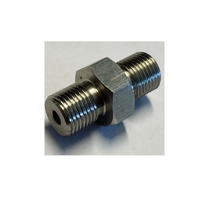 VARI NIPPLO 1/8" BSP - 1/8" BSP INOX