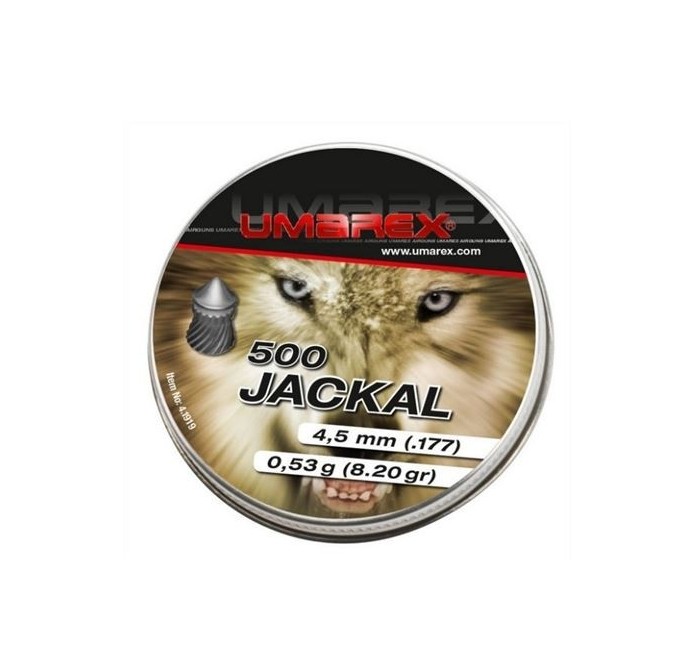 UMAREX DIABOLO A PUNTA JACKAL CAL. 4,5mm 0,53gr *Conf. 500pz*