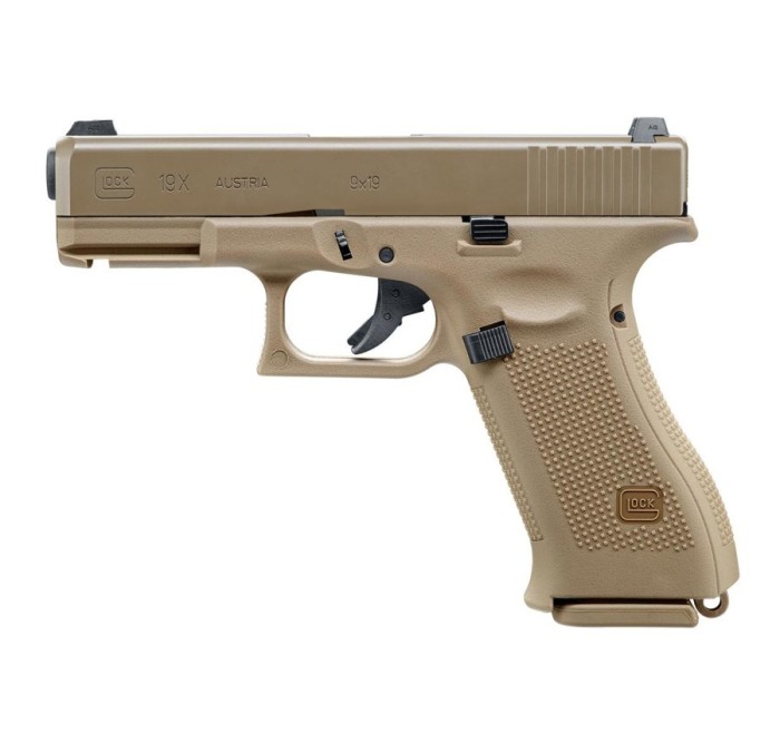 UMAREX PISTOLA SOFTAIR A GAS GLOCK 19X BLOWBACK