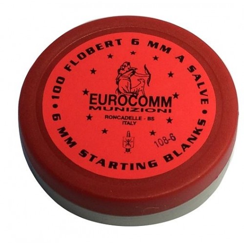 EUROCOMM CARTUCCE START 6mm A SALVE PER ARMI BLANK 1.4S *Conf. da 100pz* (@)