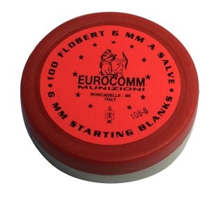 EUROCOMM CARTUCCE START 6mm A SALVE PER ARMI BLANK 1.4S *Conf. da 100pz* (@)