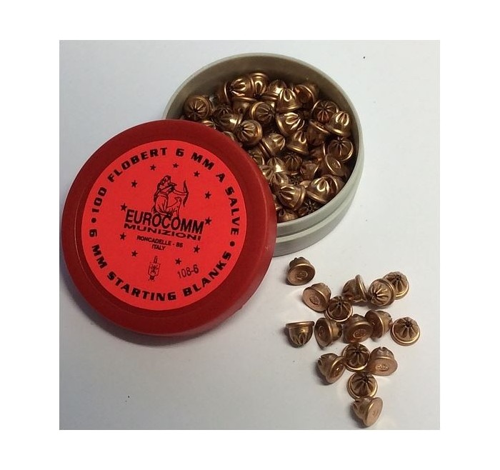 EUROCOMM CARTUCCE START 6mm A SALVE PER ARMI BLANK 1.4S *Conf. da 100pz* (@)