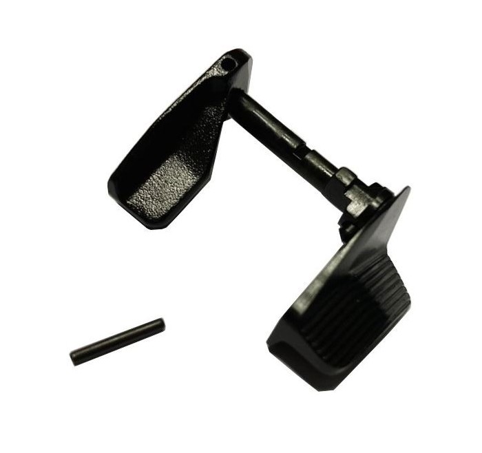 TANFOGLIO LEVA SICURA CUSTOM FUSTO ACCIAIO NERA AMBIDESTRA