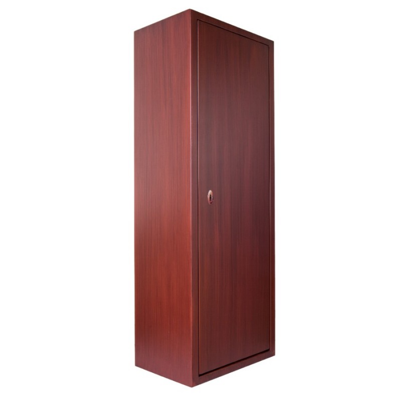 VIRO ARMADIO MODULARE PORTAFUCILI E PORTAOGGETTI 5 FUCILI E 4 RIPIANI EFFETTO LEGNO