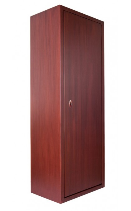 VIRO ARMADIO MODULARE PORTAFUCILI E PORTAOGGETTI 5 FUCILI E 4 RIPIANI EFFETTO LEGNO