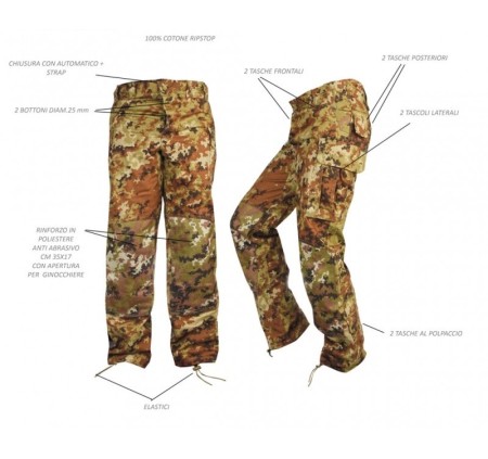 SBB PANTALONE COMBAT 100% COTONE mod. 2013