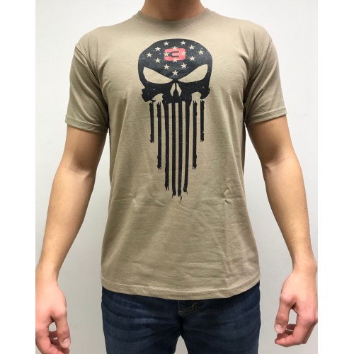 DEATH HOUSE T-SHIRT PUNISHER TAN