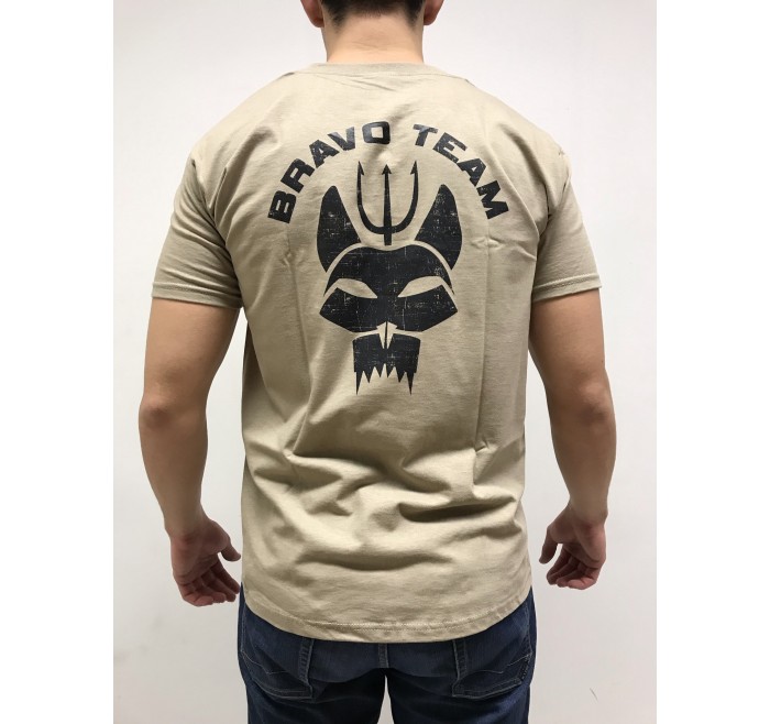 DEATH HOUSE T-SHIRT BRAVO TEAM TAN