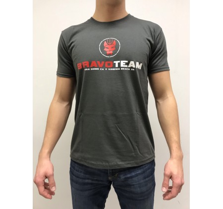 DEATH HOUSE T-SHIRT BRAVO TEAM ANTRACITE