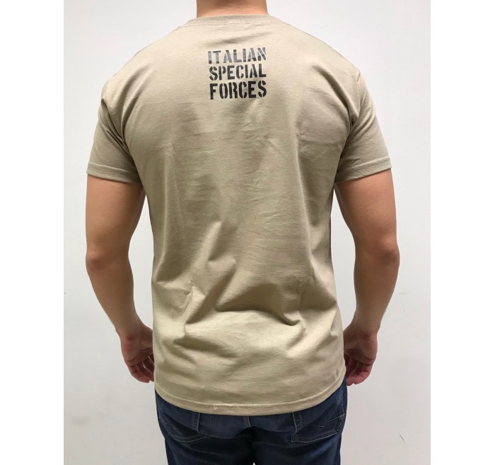 DEATH HOUSE T-SHIRT ITALIAN SPECIAL FORCE TAN