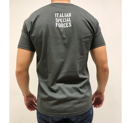DEATH HOUSE T-SHIRT ITALIAN SPECIAL FORCE ANTRACITE