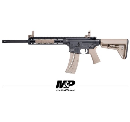 SMITH&WESSON CARABINA SEMIAUTO M&P15-22 MOE SL 16.5" FDE CAL .22LR