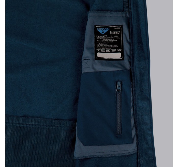 CONDOR SOFTSHELL JACKET BLU NAVY