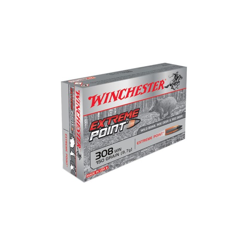 WINCHESTER CARTUCCE EXTREME POINT CAL. 308 WIN 150grs *Conf. da 20pz*