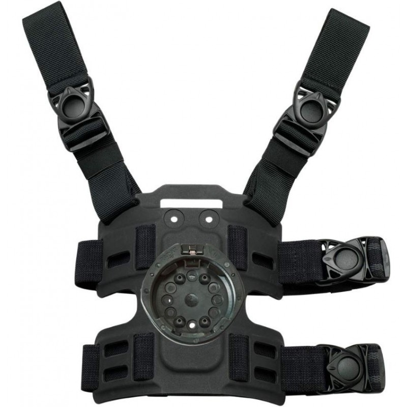 RADAR SUPPORTO COSCIALE GRANDE "H" AD INIEZIONE CON 2 LACCI COSCIA E ATTACCO CINTURA SISTEMA RDC