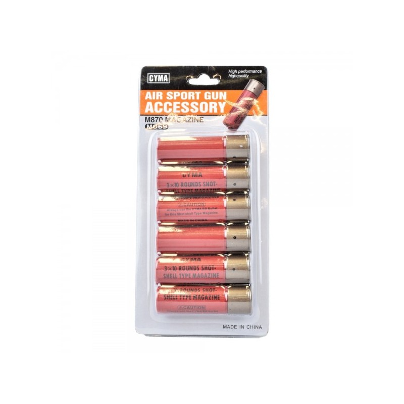 CYMA SET SHELL CARTUCCIA PER FUCILI A POMPA SOFTAIR *Conf. 6pz*