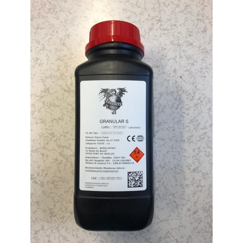 CHEDDITE POLVERE GRANULAR S GROSSA *Conf. da 0,5 Kg*