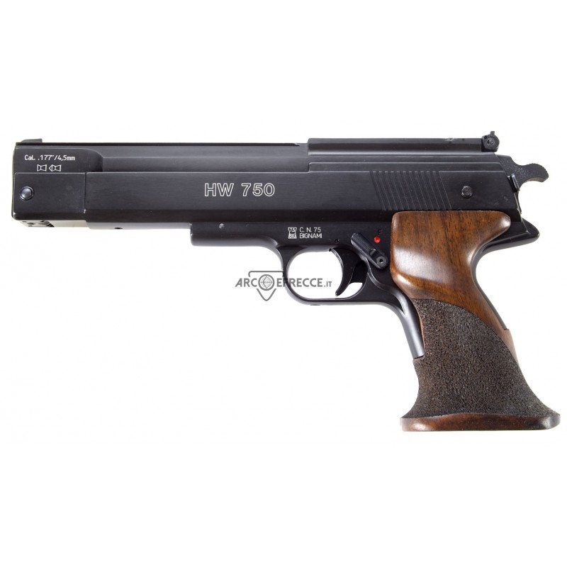 WEIHRAUCH PISTOLA PAC 750 -7,5j CAL. 4,5 C.N. 75