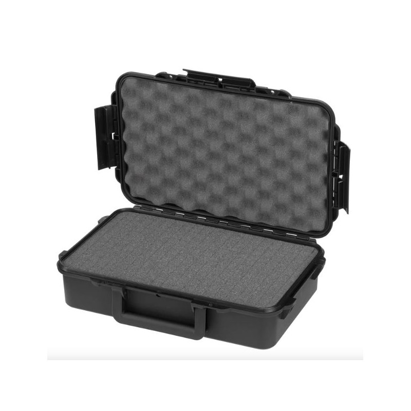 PLASTICA PANARO VALIGETTA RIGIDA Mod MAX 004S 35x23x8,6 cm NERA CON SPUGNA CUBETTATA