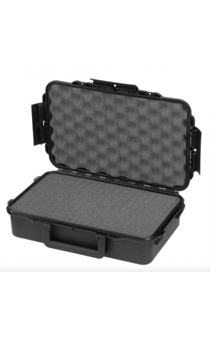 PLASTICA PANARO VALIGETTA RIGIDA Mod MAX 004S 35x23x8,6 cm NERA CON SPUGNA CUBETTATA