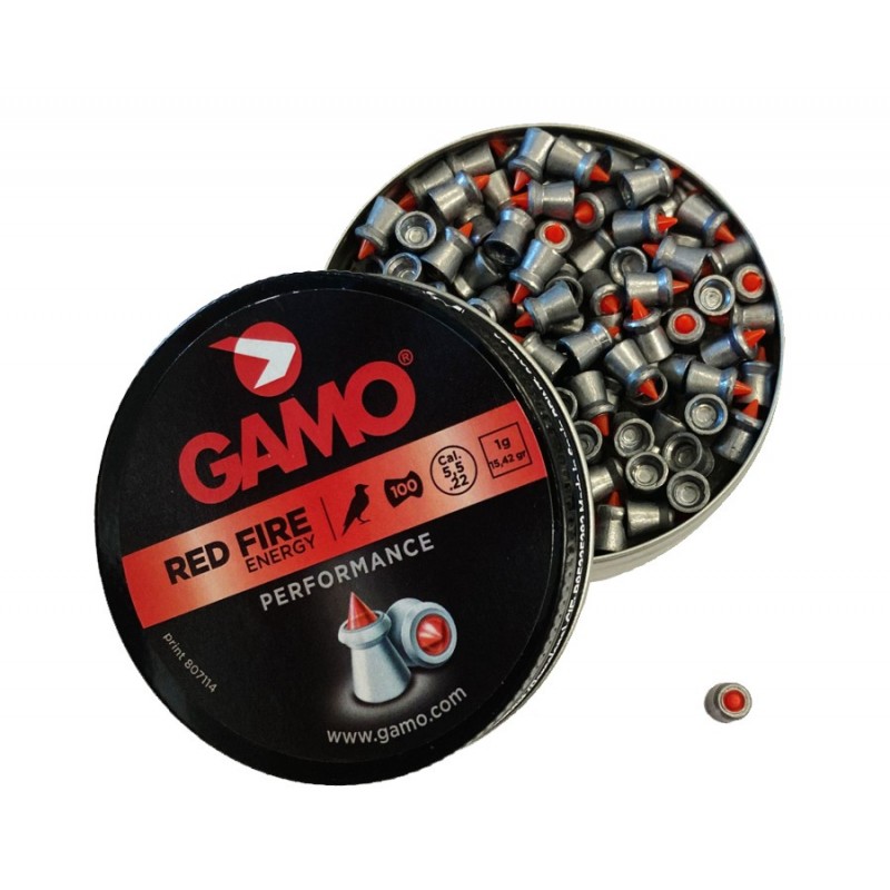 GAMO DIABOLO RED FIRE Cal. 5.5mm 1gr *Conf. 100pz*