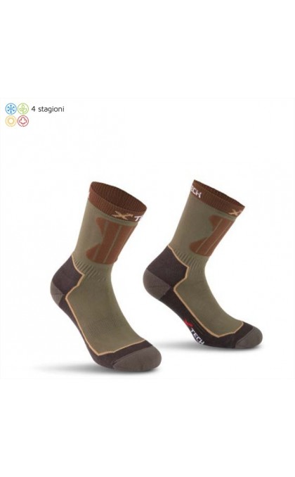 XTECH CALZE TECNICHE XT45 VERDI