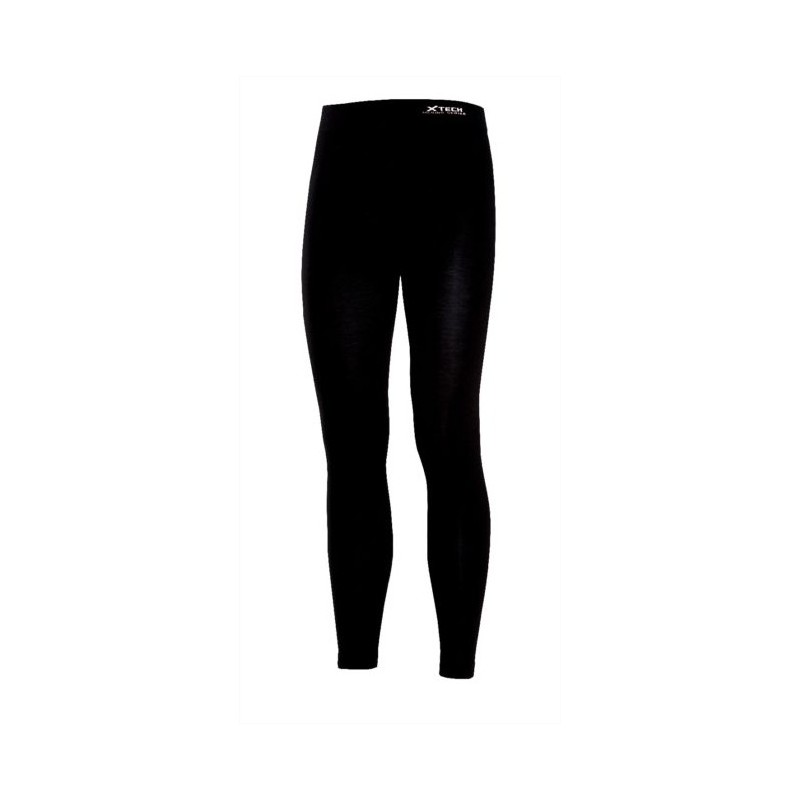 XTECH PANTALONI TECNICO MERINO NERO