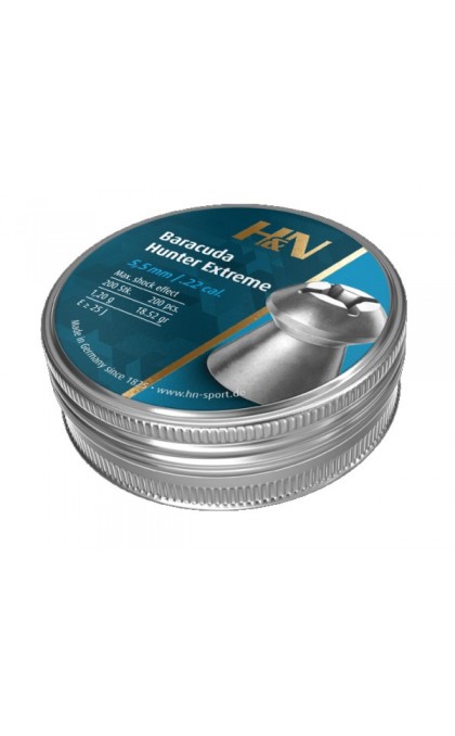 H&N DIABOLO BARACUDA HUNTER EXTREME 5,5mm 1,21gr *Conf. 200pz*