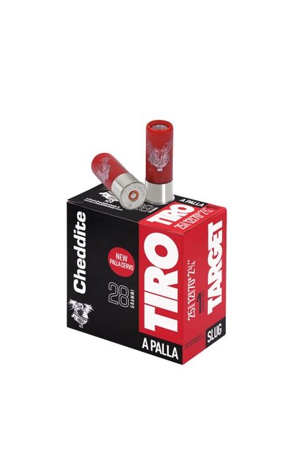 CHEDDITE CARTUCCE TIRO PALLA SLUG CAL. 12  28g *Conf. da 25pz*