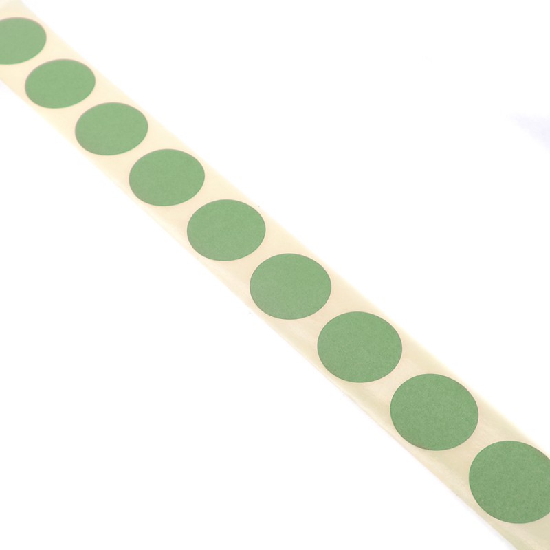 EEMANN TECH BOLLINI ADESIVI VERDI 20mm *Rotolo da 1000pz*
