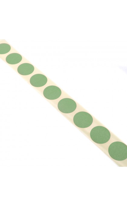 EEMANN TECH BOLLINI ADESIVI VERDI 20mm *Rotolo da 1000pz*
