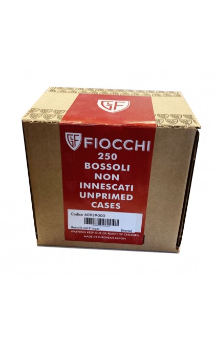 FIOCCHI BOSSOLI 9 Luger (INERTE) FM-BOSSOLI *Conf. da 250pz*