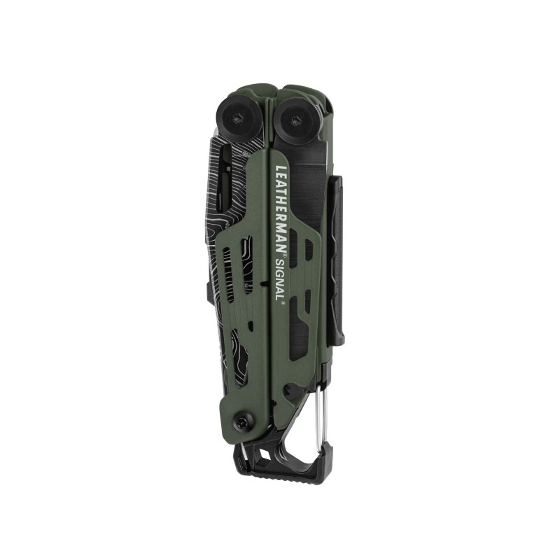 LEATHERMAN PINZA MULTIUSO SIGNAL GREEN TOPO CON FODERO NYLON