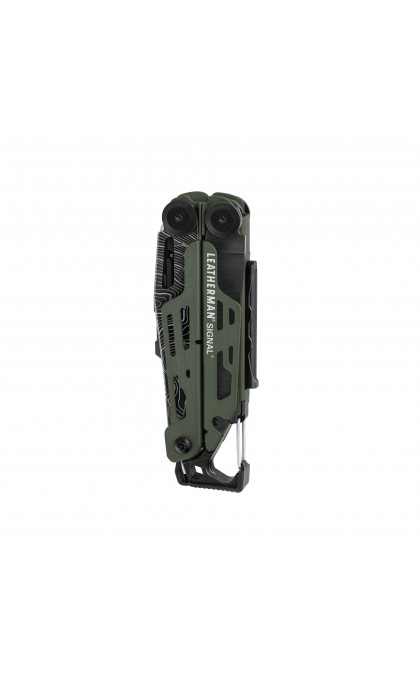 LEATHERMAN PINZA MULTIUSO SIGNAL GREEN TOPO CON FODERO NYLON
