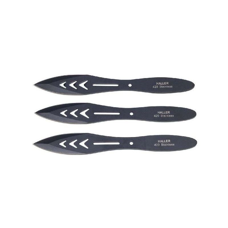 HALLER SET 3 COLTELLI DA LANCIO 80419