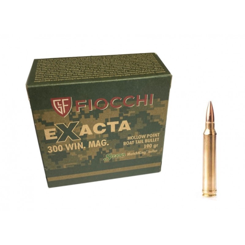 FIOCCHI CARTUCCE EXACTA MATCHKING HPBT CAL. 300 WIN MAG 190grs *Conf. da 10pz*