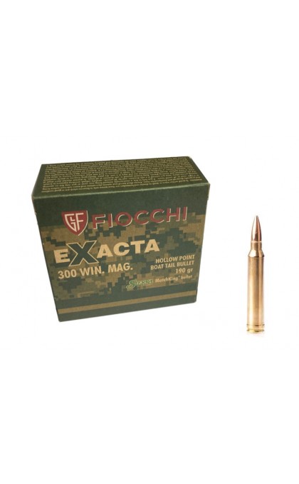 FIOCCHI CARTUCCE EXACTA MATCHKING HPBT CAL. 300 WIN MAG 190grs *Conf. da 10pz*