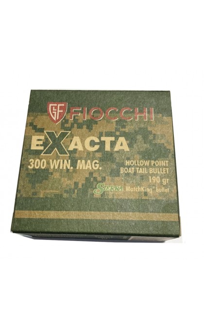 FIOCCHI CARTUCCE EXACTA MATCHKING HPBT CAL. 300 WIN MAG 190grs *Conf. da 10pz*