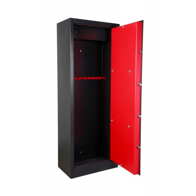 TECHNOMAX ARMADIO PORTAFUCILI PER 10 ARMI COMBINAZIONE NUMERICA TCE10