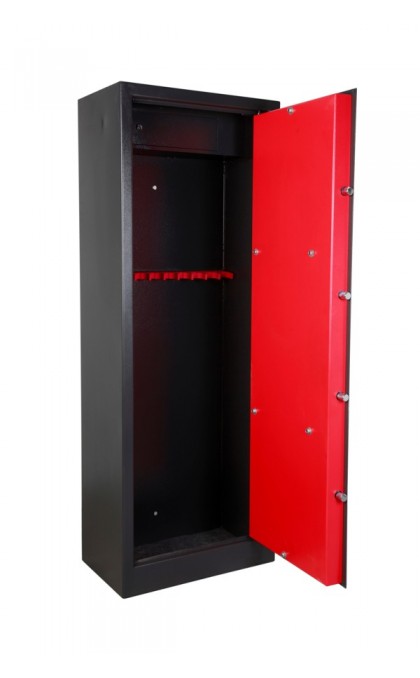 TECHNOMAX ARMADIO PORTAFUCILI PER 10 ARMI COMBINAZIONE NUMERICA TCE10