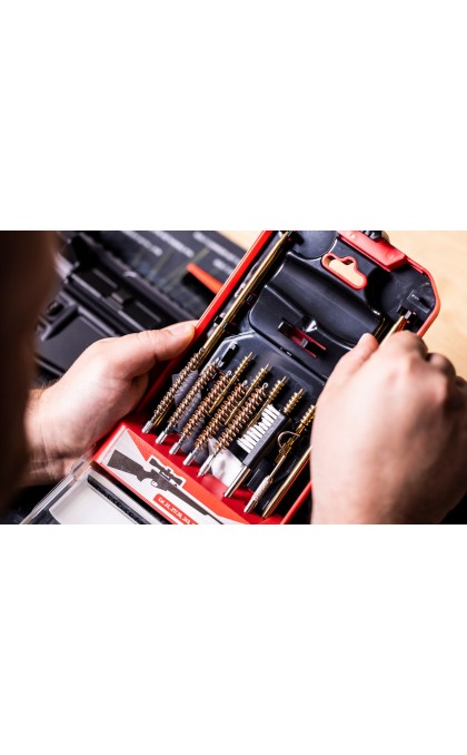 BIRCHWOOD KIT PULIZIA PER ARMA LUNGA/FUCILE *21 PEZZI*