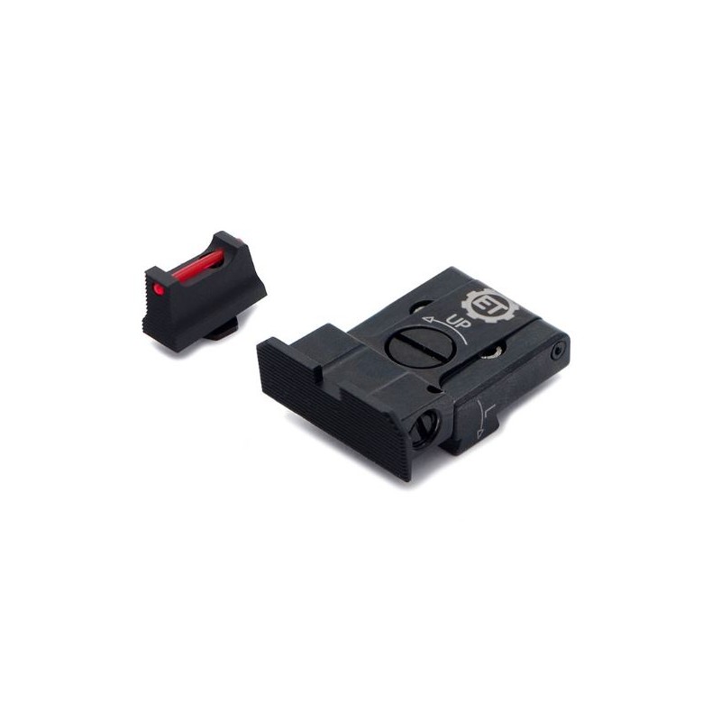 EEMANN TECH SET TACCA MIRA REGOLABILE E MIRINO PER GLOCK