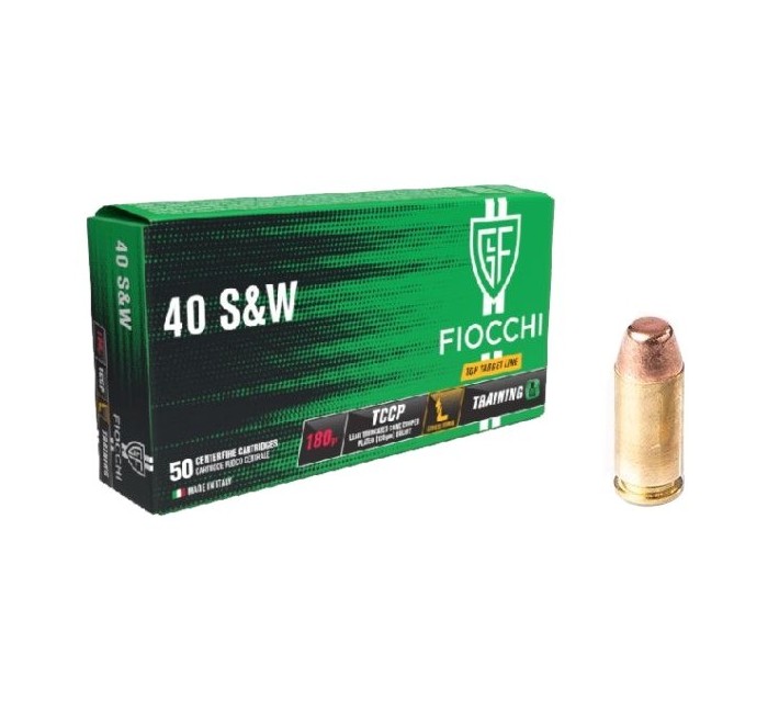 FIOCCHI CARTUCCE CAL. 40 S&W LL TCCP RAM 180grs *Conf. da 50pz* 