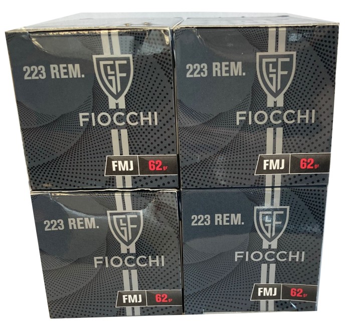 FIOCCHI CARTUCCE CAL. 223 REM FMJ 62grs *Conf. da 50pz*