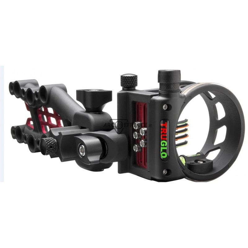 TRUGLO MIRINO CACCIA CARBON HYBRID 5 pin .019"