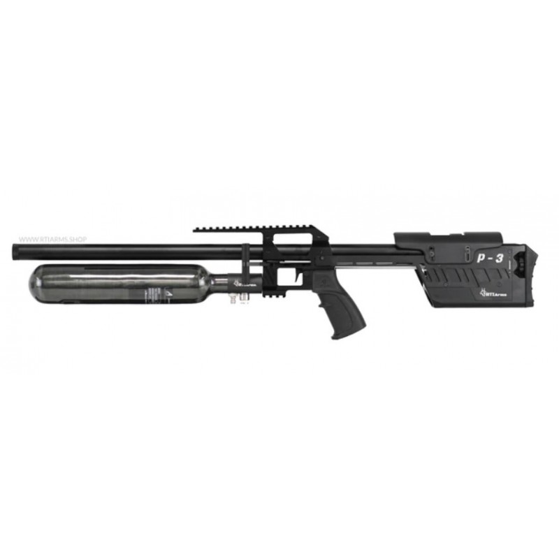 RTI ARMS CARABINA P-3 PROPHET PCP -7,5j CAL 4,5 con BOMBOLA CARBONIO